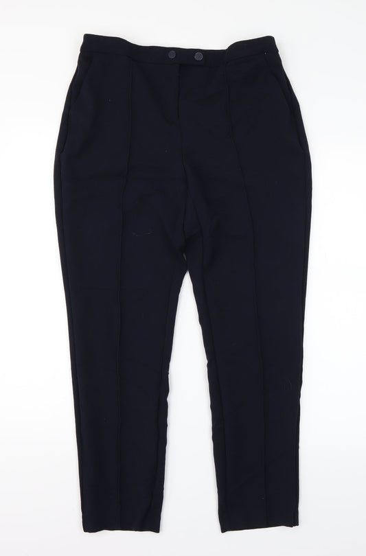 F&F Womens Blue   Dress Pants Trousers Size 10 L24 in