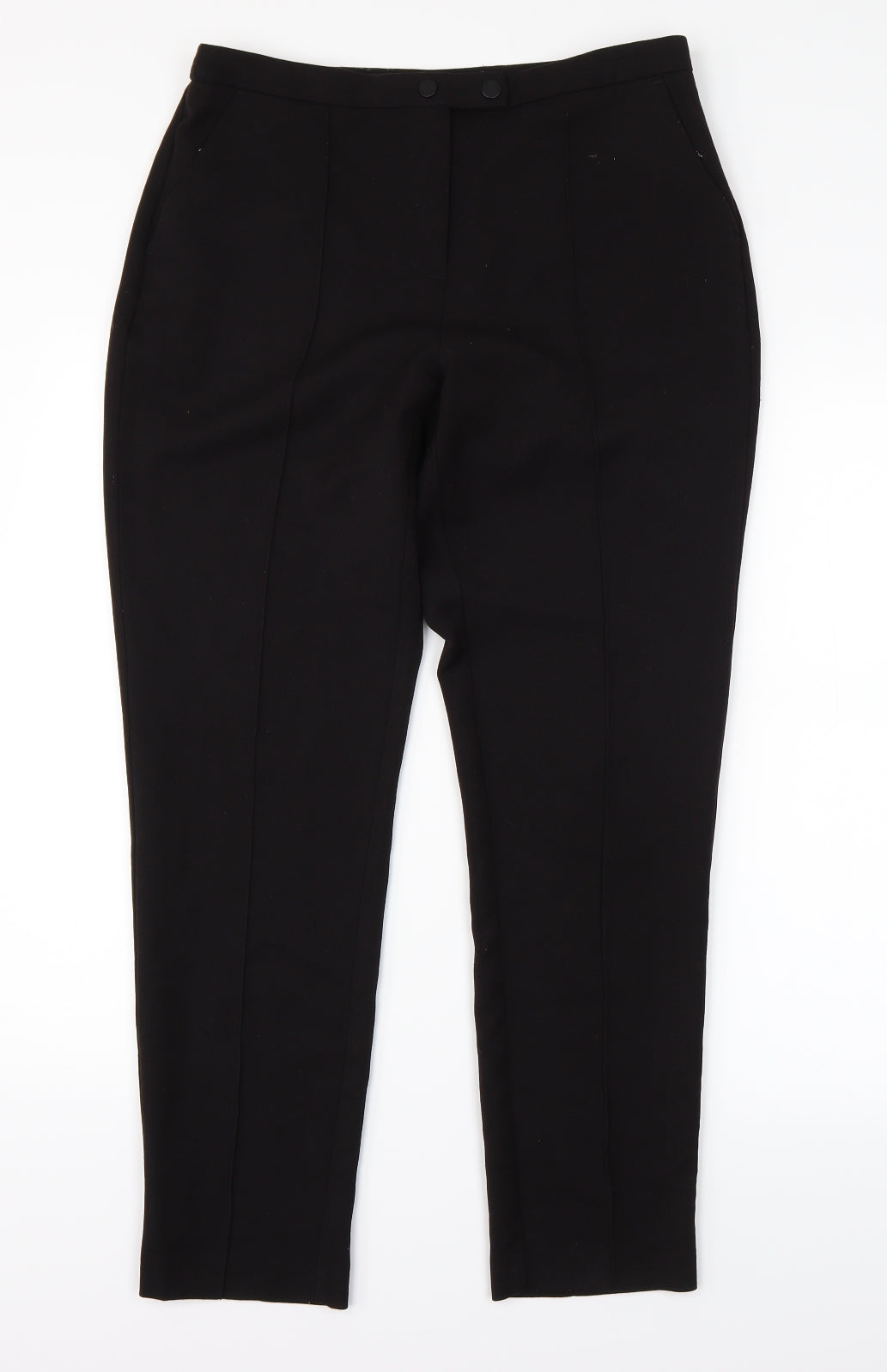 F&F Womens Black   Dress Pants Trousers Size 10 L26 in