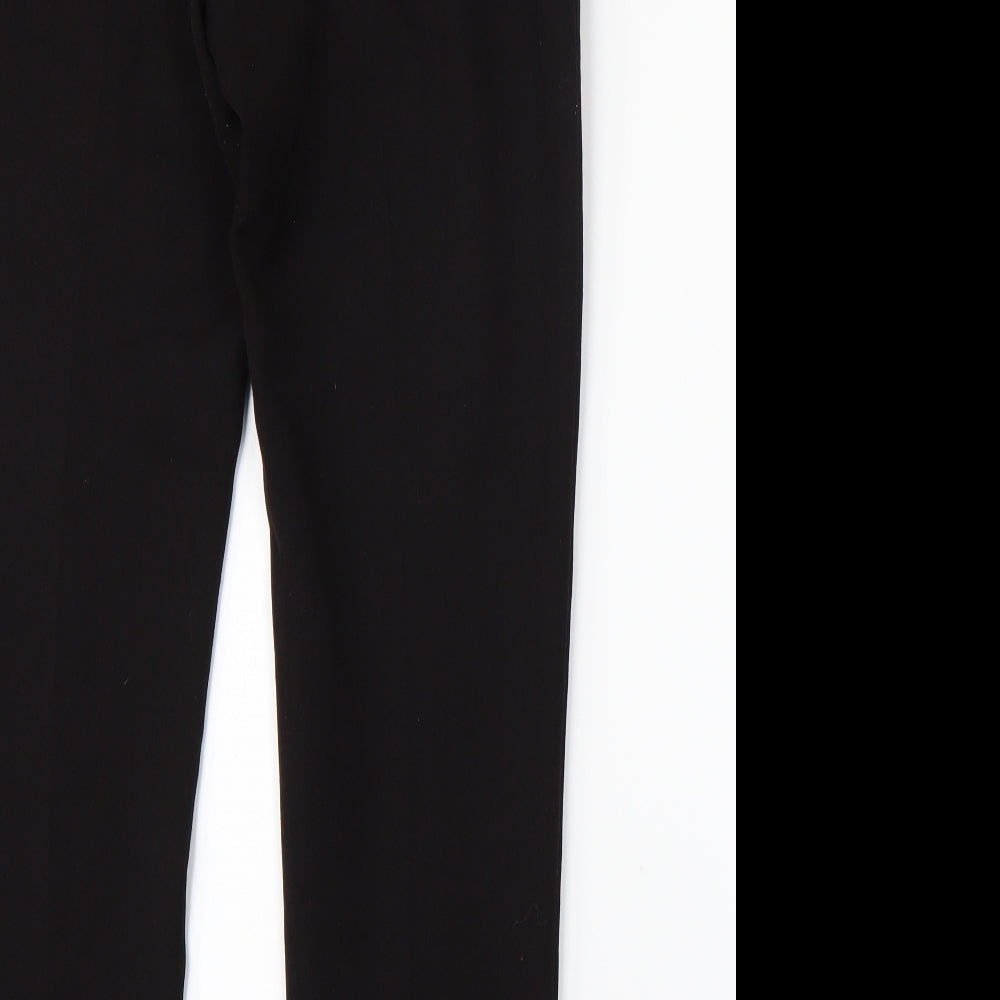 F&F Womens Black   Dress Pants Trousers Size 10 L26 in