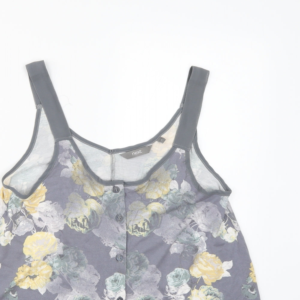Womens UK Size 8 NEXT Grey Camisole Tank