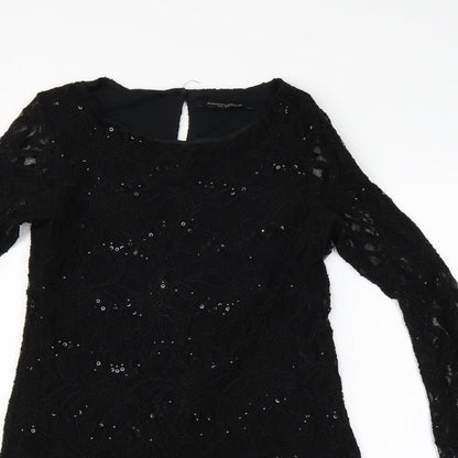 Dorothy Perkins Womens Black   Fit & Flare  Size 8