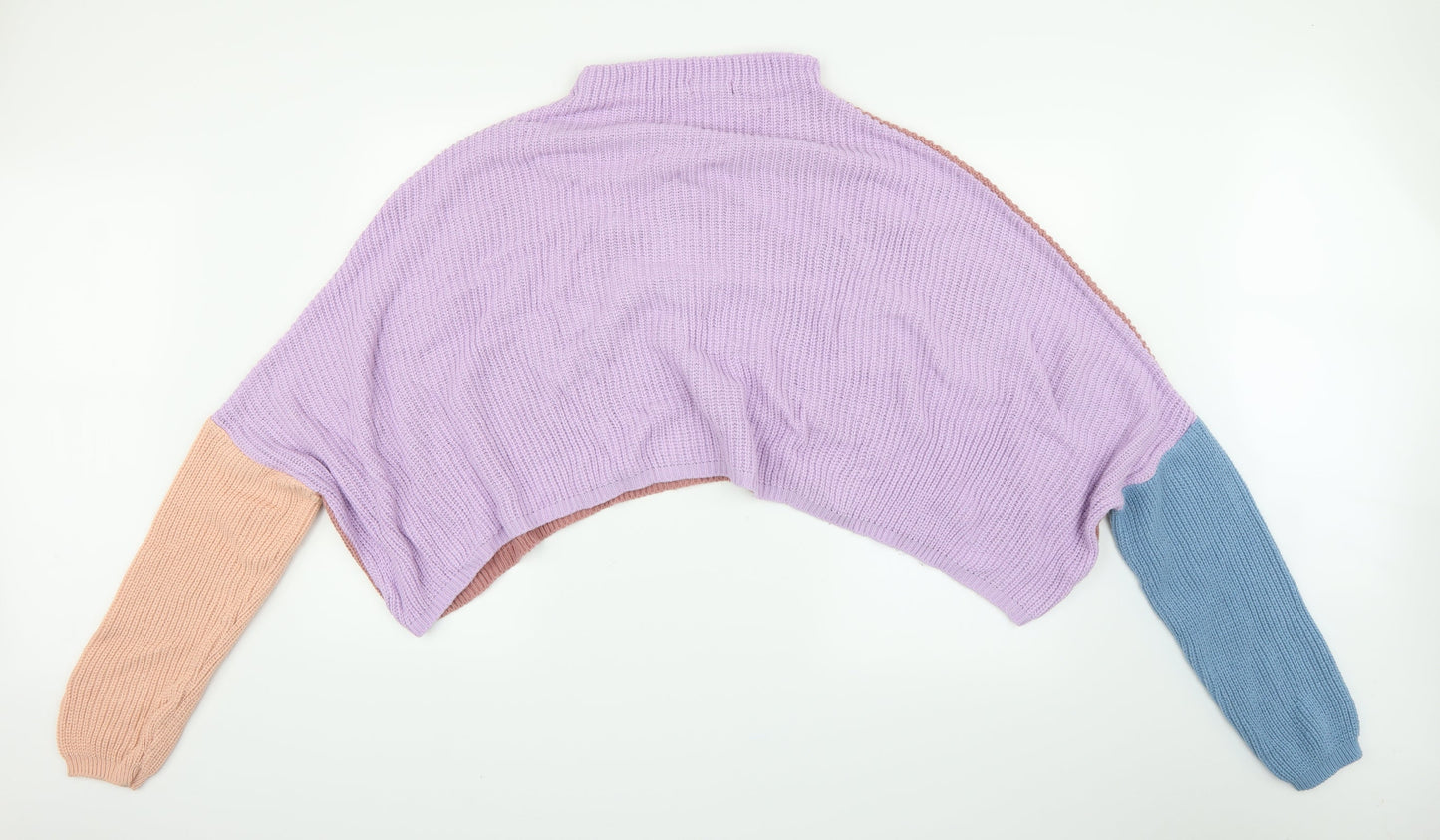 PRETTYLITTLETHING Womens Multicoloured   Pullover Jumper Size 8
