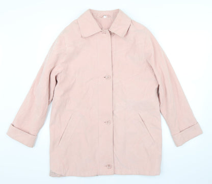 Womens UK Size 10 Preworn Pink Pea Coat