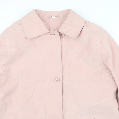 Womens UK Size 10 Preworn Pink Pea Coat