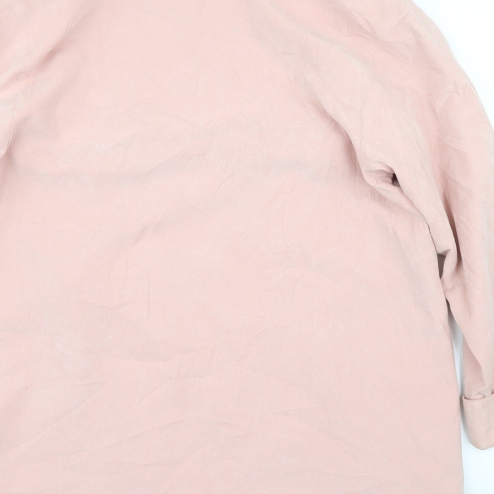 Womens UK Size 10 Preworn Pink Pea Coat