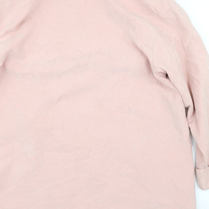 Womens UK Size 10 Preworn Pink Pea Coat