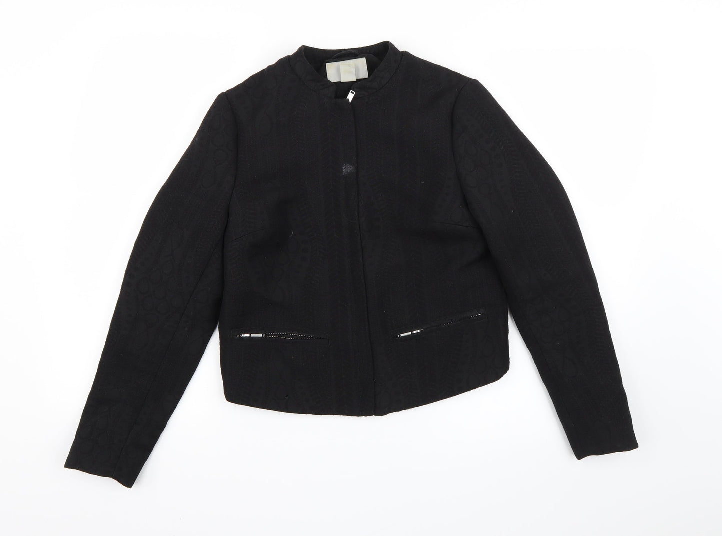 Womens UK Size 6 H&M Black Jacket