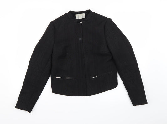 Womens UK Size 6 H&M Black Jacket