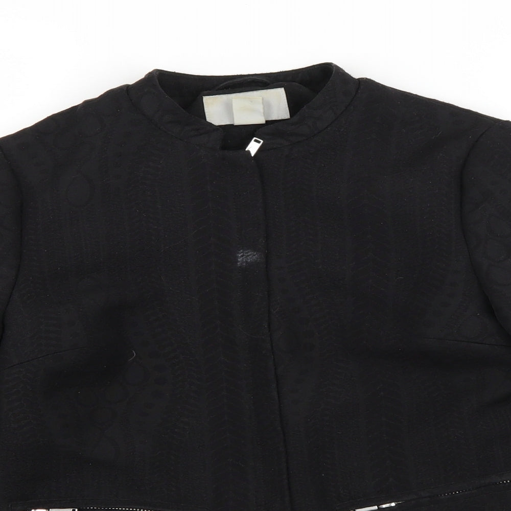 Womens UK Size 6 H&M Black Jacket