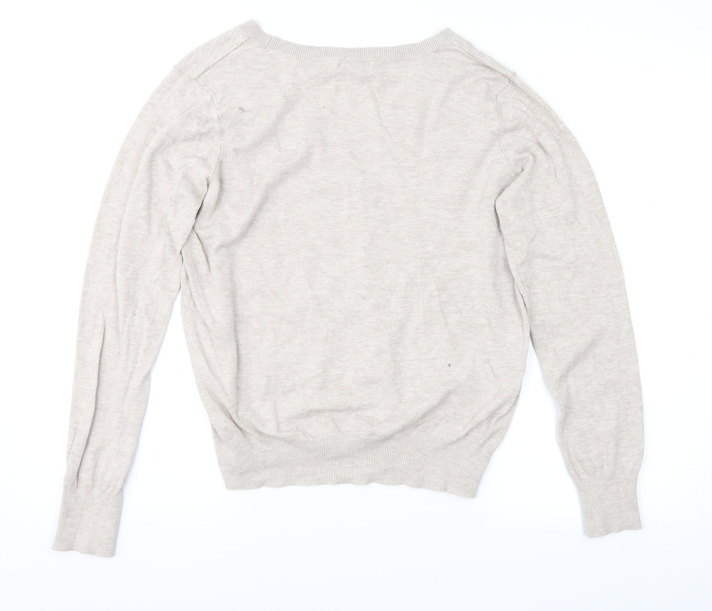 H&M Womens Beige   Pullover Jumper Size M