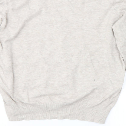 H&M Womens Beige   Pullover Jumper Size M