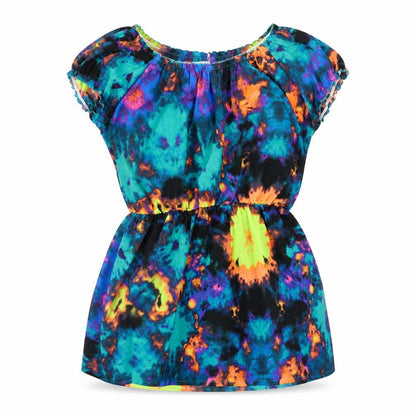 Carbon Pink Womens Multicoloured Geometric  Basic Blouse Size 10