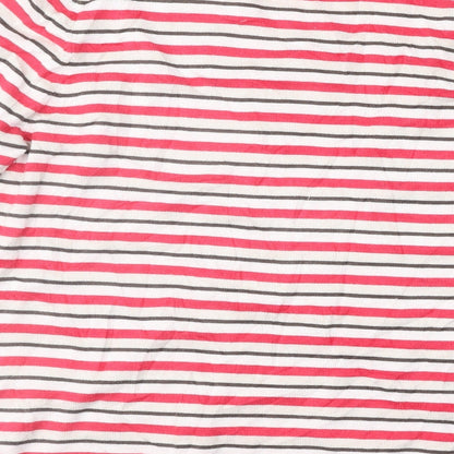 GolleHaug Womens Pink Striped  Cardigan Jumper Size 12