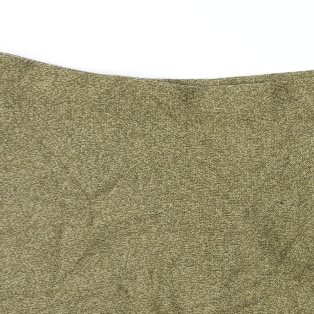 Atmosphere Womens Green  Knit Flare Skirt Size 10