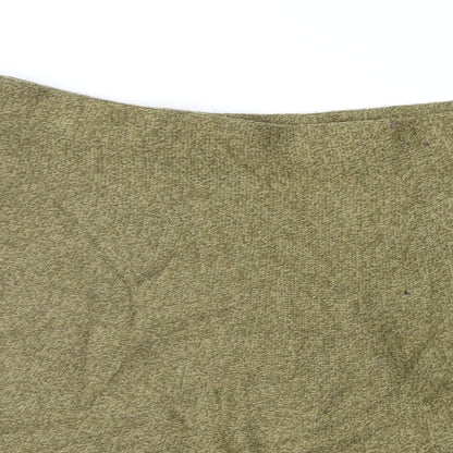 Atmosphere Womens Green  Knit Flare Skirt Size 10