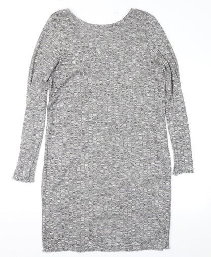 Vera Moda Womens Grey  Knit Jumper Dress  Size L