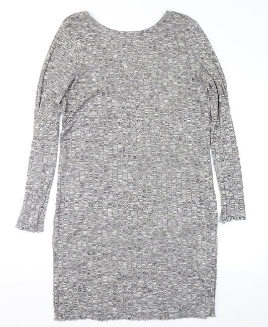 Vera Moda Womens Grey  Knit Jumper Dress  Size L