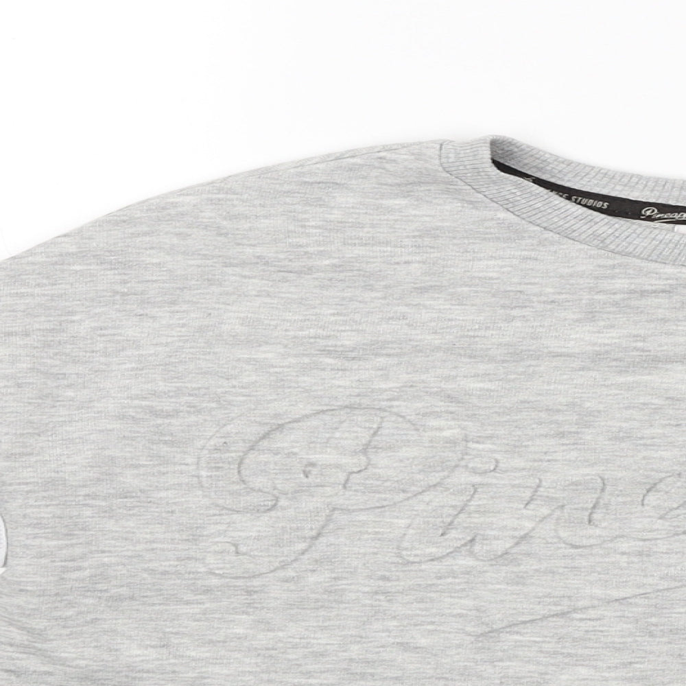 Primark Girls Grey  Jersey Pullover Sweatshirt Size 9-10 Years  - Dance Wear