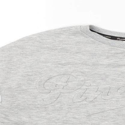 Primark Girls Grey  Jersey Pullover Sweatshirt Size 9-10 Years  - Dance Wear