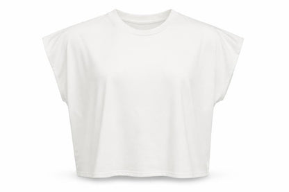 Mishap Womens White   Basic T-Shirt Size L