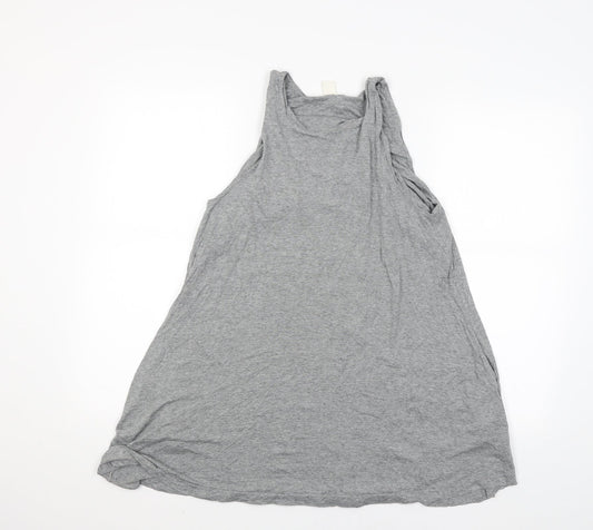 Womens UK Size S H&M Grey Tunic Tank