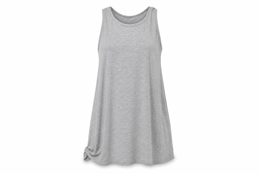 Womens UK Size S H&M Grey Tunic Tank