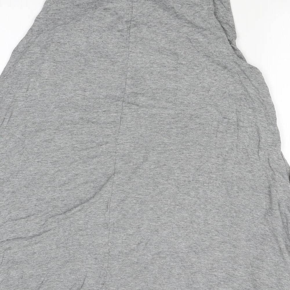 Womens UK Size S H&M Grey Tunic Tank