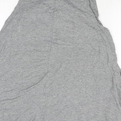 Womens UK Size S H&M Grey Tunic Tank