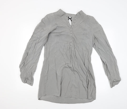 NEXT Womens Red Striped  Shirt Dress  Size 10