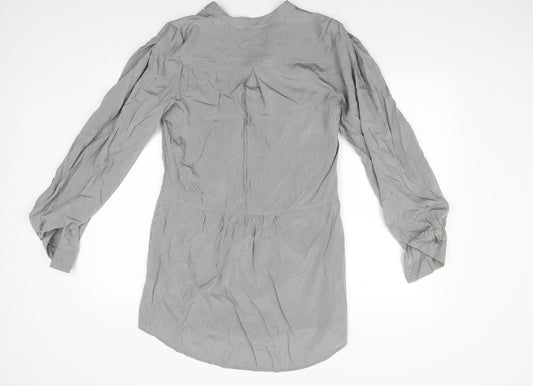 NEXT Womens Red Striped  Shirt Dress  Size 10