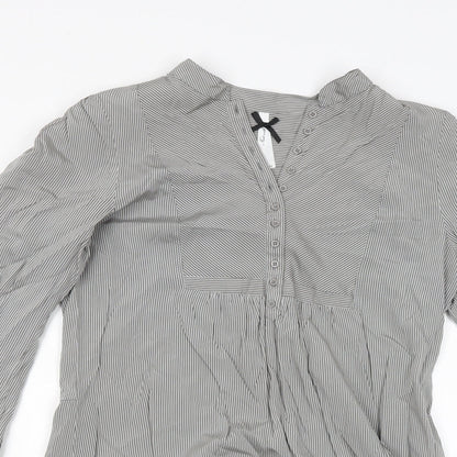 NEXT Womens Red Striped  Shirt Dress  Size 10