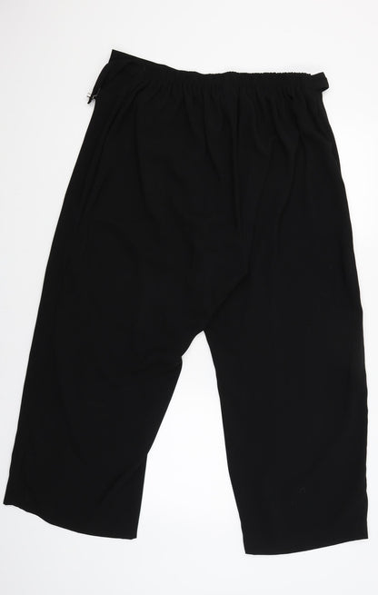 Womens UK Size XL essence Regular Fit  Black Trousers