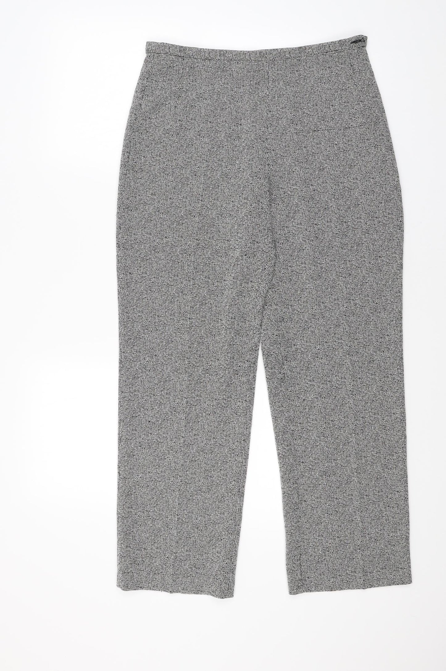 Womens UK Size 12 Marks and Spencer Regular Fit  Grey Trousers