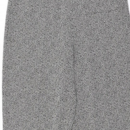 Womens UK Size 12 Marks and Spencer Regular Fit  Grey Trousers