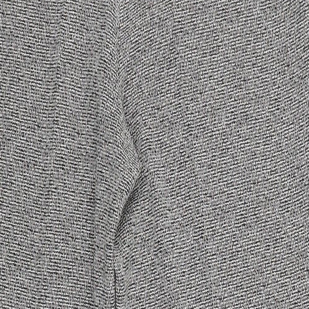 Womens UK Size 12 Marks and Spencer Regular Fit  Grey Trousers
