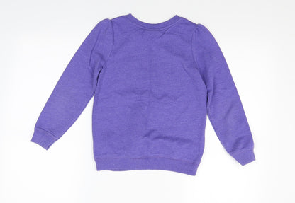 George Girls Purple   Pullover Sweatshirt Size 8-9 Years  - Moshi Monsters