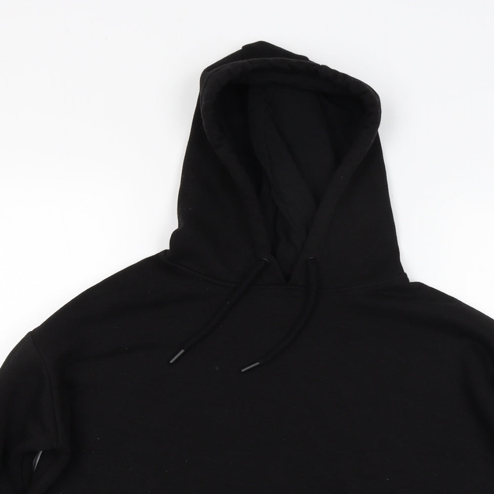 Primark Womens Black  Jersey Pullover Hoodie Size 10
