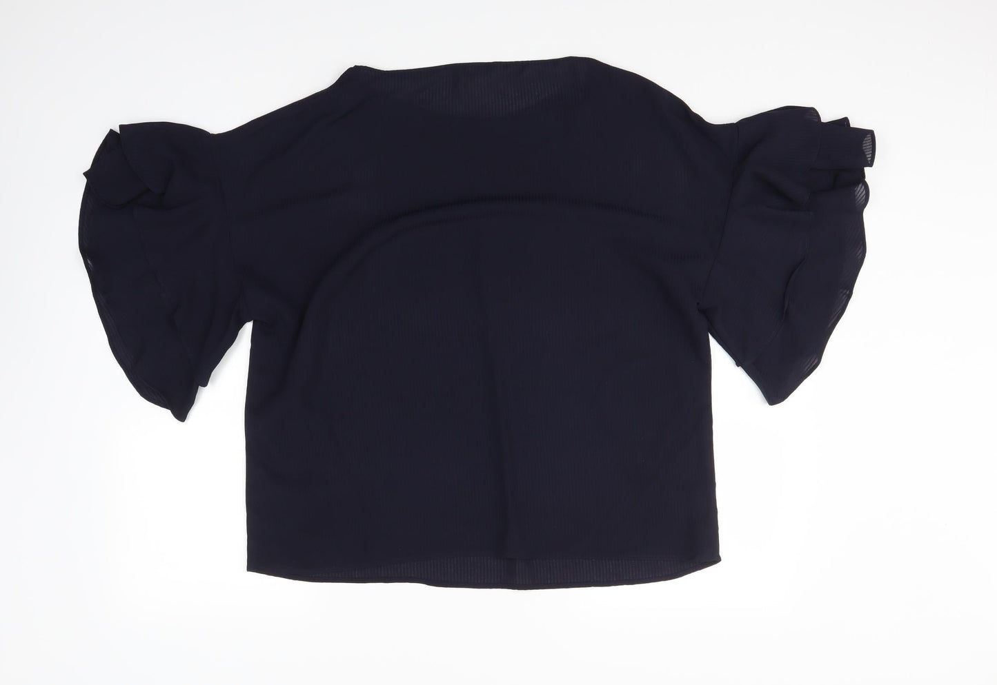H&M Womens Blue   Basic Blouse Size 14