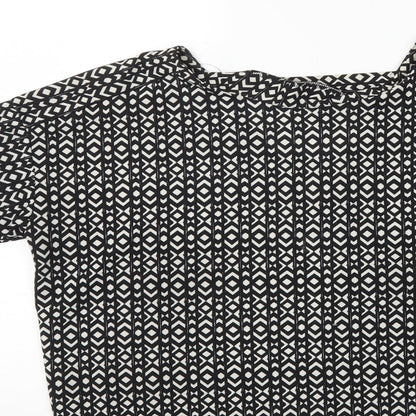 Womens UK Size 14 NEXT Black Basic Blouse