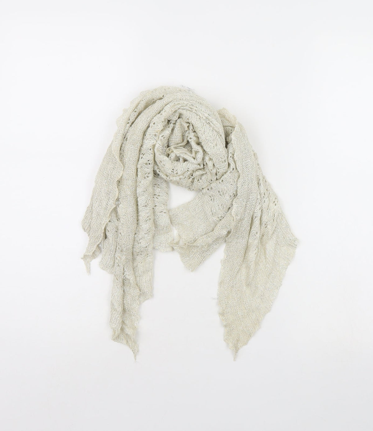 Preworn Womens Gold    Scarf