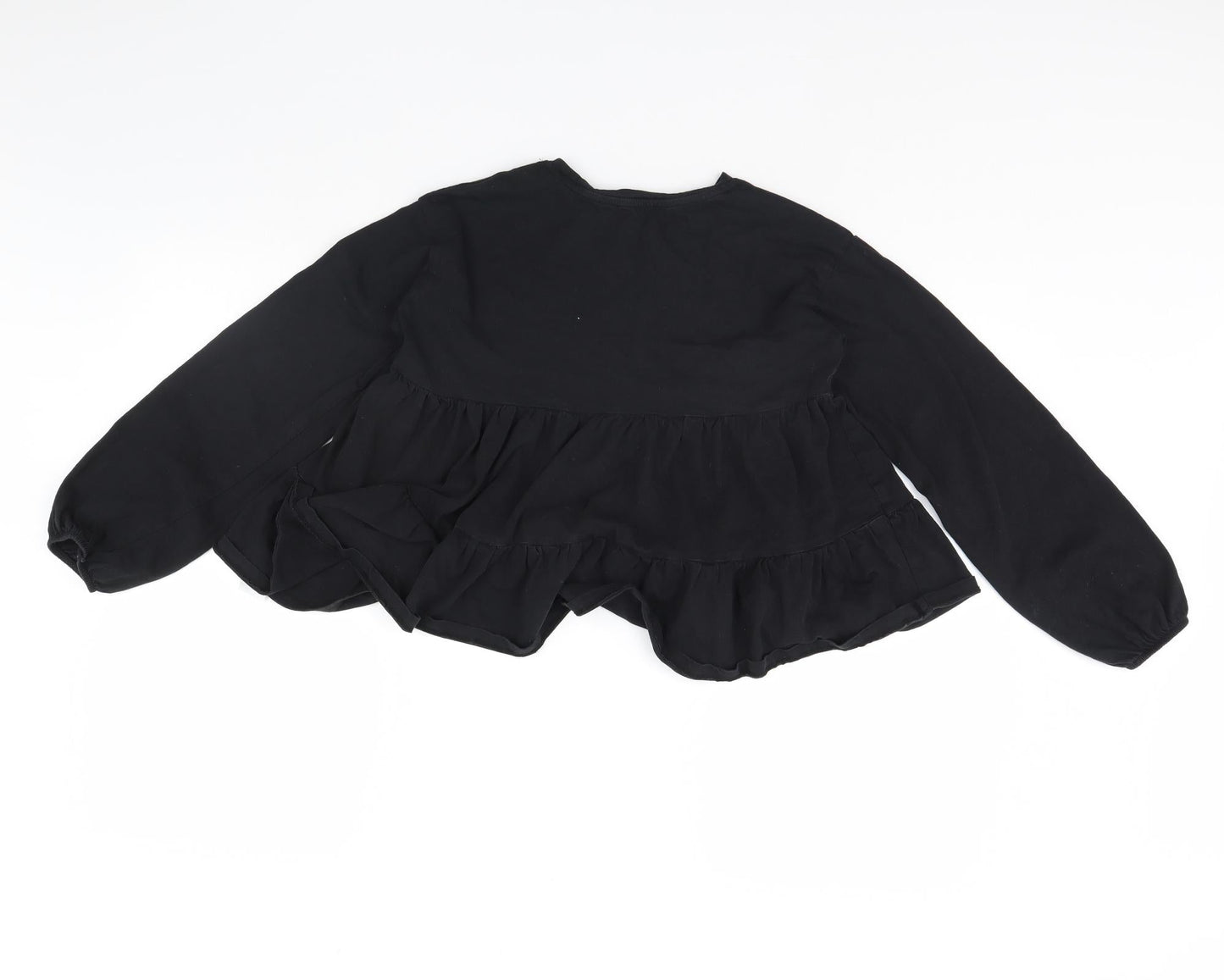 Primark Girls Black   Basic Blouse Size 11-12 Years