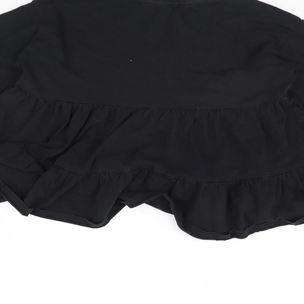 Primark Girls Black   Basic Blouse Size 11-12 Years