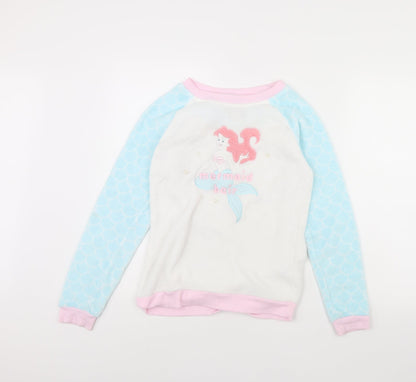 Disney Womens White Solid  Cami Pyjama Top Size XS  - disney