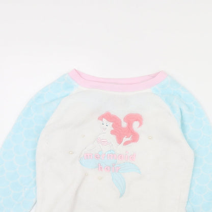 Disney Womens White Solid  Cami Pyjama Top Size XS  - disney
