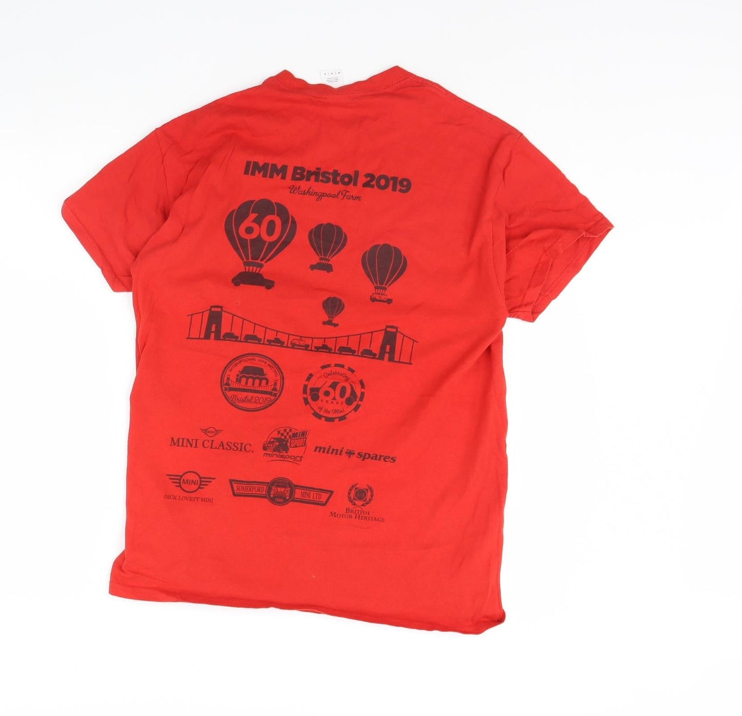 Mens UK Size M Gildan Red  T-Shirt