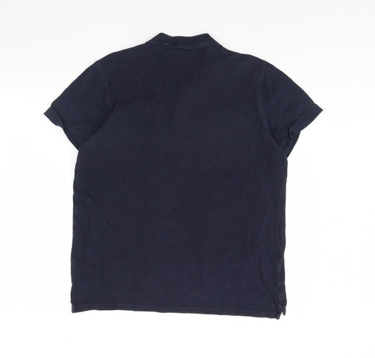 Easy Mens Blue    Polo Size M