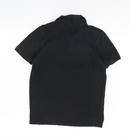 Acw85 Mens Black    Polo Size M