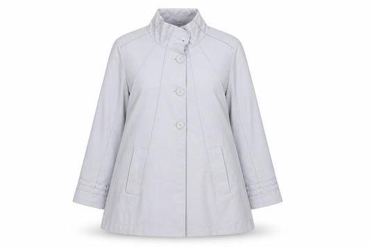 Womens UK Size 12 Mia Moda Blue Rain Coat
