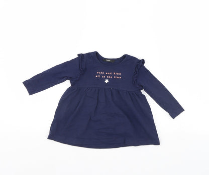 George Girls Blue   Fit & Flare  Size 18 Months