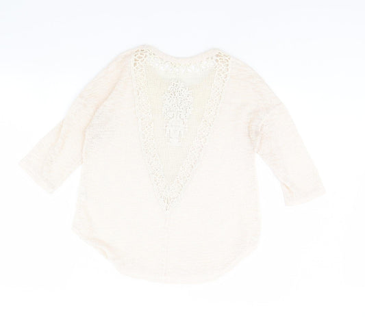 Ginger G Womens Pink   Pullover Jumper Size M